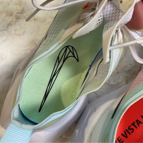 Nike Vista Lite White‎ Barely Volt Running Shoes Women's Size 9 Mesh Sneakers - Picture 12 of 16